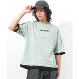 レイヤード風バックプリントTシャツ トップス 半袖 | 子ども服 SHUSHU | 詳細画像3