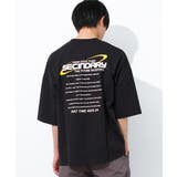 ブラック | SECINDARY スーパービッグTシャツ トップス | 子ども服 SHUSHU