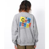 杢グレー | CONVERSE 別注バックプリント裏起毛トレーナー トップス | 子ども服 SHUSHU