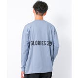 ライトブルー | バックロゴ長袖Tシャツ ロンT トップス | 子ども服 SHUSHU