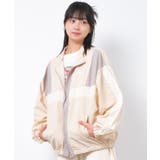 グレイッシュベージュ | ナイロン切替ブルゾン アウター 子供服 | 子ども服 SHUSHU