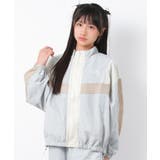 サックスブルー | ナイロン切替ブルゾン アウター 子供服 | 子ども服 SHUSHU