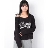ブラック | ワンショルロングTシャツ トップス ロンT | 子ども服 SHUSHU