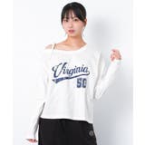 オフホワイト | ワンショルロングTシャツ トップス ロンT | 子ども服 SHUSHU