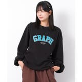 ブラック | 裏起毛ベロアワッペントレーナー トップス あったか | 子ども服 SHUSHU