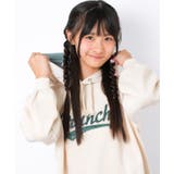 裏起毛配色ルーズフーディー トップス あったか | 子ども服 SHUSHU | 詳細画像8 