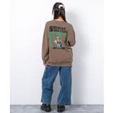 裏起毛ウルフプリントトレーナー トップス あったか | 子ども服 SHUSHU | 詳細画像12 