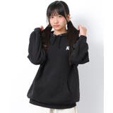 裏起毛ウルフプリントフーディー トップス あったか | 子ども服 SHUSHU | 詳細画像3 