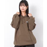 裏起毛ウルフプリントフーディー トップス あったか | 子ども服 SHUSHU | 詳細画像4 