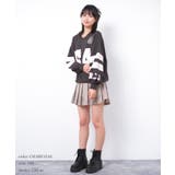 Vネック袖ラインナンバリングプルオーバー トレーナー 裏毛 | 子ども服 SHUSHU | 詳細画像2