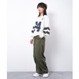 Vネック袖ラインナンバリングプルオーバー トレーナー 裏毛 | 子ども服 SHUSHU | 詳細画像5