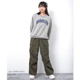 裏起毛配色ステッチプルオーバー トップス あったか | 子ども服 SHUSHU | 詳細画像7