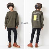 裏起毛ネオンプリントスーパービッグトレーナー スウェット トップス | 子ども服 SHUSHU | 詳細画像11 