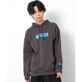 チャコールグレー | 裏起毛高周波ワッペンフーディー パーカー トップス | 子ども服 SHUSHU