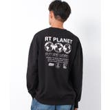 ブラック | RT PLANET裏毛トレーナー トップス | 子ども服 SHUSHU
