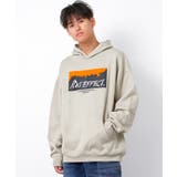 グレイッシュベージュ | RATEFFECT MOUNTAIN裏起毛フーディー トップス | 子ども服 SHUSHU