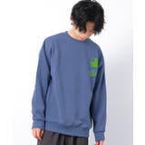 グレイッシュブルー | FELLOW1975裏起毛トレーナー トップス あったか | 子ども服 SHUSHU