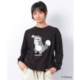 ブラック | ディズニー ルシファー ロングTシャツ | 子ども服 SHUSHU