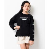 袖ロゴロングTシャツ トップス ロンT | 子ども服 SHUSHU | 詳細画像2