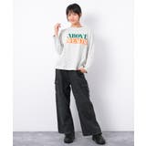 ラバーロゴプリントロングTシャツ トップス ロンT | 子ども服 SHUSHU | 詳細画像12