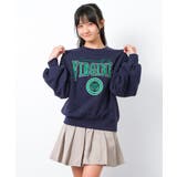 エンブレムロゴプリント裏起毛プルオーバー トップス あったか | 子ども服 SHUSHU | 詳細画像7 