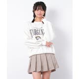 エンブレムロゴプリント裏起毛プルオーバー トップス あったか | 子ども服 SHUSHU | 詳細画像10 