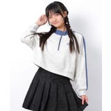 裏起毛ハーフジップトレーナー トップス あったか | 子ども服 SHUSHU | 詳細画像4 