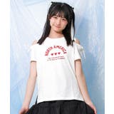 ホワイト系 | 肩あきTシャツ トップス 半袖 | 子ども服 SHUSHU