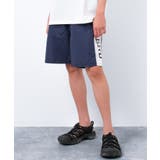 ネイビー | サイド切替スイムショートパンツ 水着 ビーチパンツ | 子ども服 SHUSHU