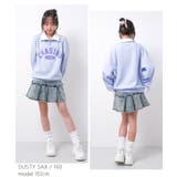 裏起毛ハーフジップ袖ラインリボンプルオーバー あったか 子供服 | 子ども服 SHUSHU | 詳細画像5 