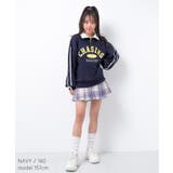 裏起毛ハーフジップ袖ラインリボンプルオーバー あったか 子供服 | 子ども服 SHUSHU | 詳細画像6 