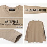 袖ロゴプリントロングTシャツ トップス カットソー | 子ども服 SHUSHU | 詳細画像10