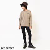 袖ロゴプリントロングTシャツ トップス カットソー | 子ども服 SHUSHU | 詳細画像5