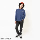 袖ロゴプリントロングTシャツ トップス カットソー | 子ども服 SHUSHU | 詳細画像7