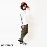 袖ロゴプリントロングTシャツ トップス カットソー | 子ども服 SHUSHU | 詳細画像3