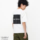 オフホワイト | バックボックスプリント半袖Tシャツ トップス カットソー | 子ども服 SHUSHU