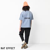 サイドテープ付きバックプリントビックTシャツ カットソー ゆったり | 子ども服 SHUSHU | 詳細画像10 