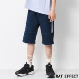 ネイビー | デニムラインハーフパンツ ボトムス 半ズボン | 子ども服 SHUSHU