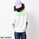 オフホワイト | バックネオンロゴプリントビッグTシャツ トップス カットソー | 子ども服 SHUSHU