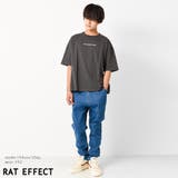 ロゴ刺繍スーパービッグTシャツ トップス カットソー | 子ども服 SHUSHU | 詳細画像11