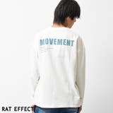 オフホワイト | MOVEMENTバックプリントロングTシャツ トップス 長袖 | 子ども服 SHUSHU