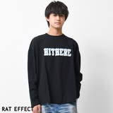 ブラック | HITHEREロゴプリントロングTシャツ トップス 長袖 | 子ども服 SHUSHU
