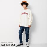 裏起毛アーチロゴプリントトレーナー スウェット 長袖 | 子ども服 SHUSHU | 詳細画像8 