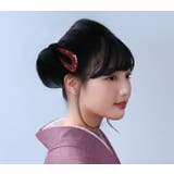 かんざし 簪 うず巻き 洒落用 小紋 髪飾り 鼈甲調 | kimonocafe | 詳細画像3 