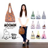 MOOMIN ムーミン エコバッグ レジバッグ 絞りバッグ Lサイズ アンドウ | kimonocafe | 詳細画像1