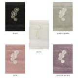 振袖用帯揚げ 薔薇の刺繍 金通し | kimonocafe | 詳細画像5 