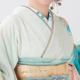 振袖用重ね衿 ラインストーン付きベルベット重ね衿 黒 | kimonocafe | 詳細画像4 