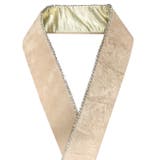 振袖用重ね衿 ラインストーン付きベルベット重ね衿 黒 | kimonocafe | 詳細画像6 