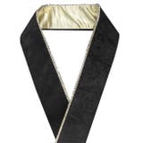 振袖用重ね衿 ラインストーン付きベルベット重ね衿 黒 | kimonocafe | 詳細画像7 