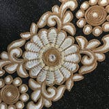 振袖用刺繍半衿 インド刺繍風 エスニック 刺繍 半衿 半襟 成人式 | kimonocafe | 詳細画像4